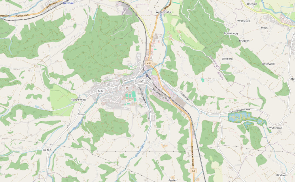 Openstreetmap Ausschnitt von Willisau
https://www.openstreetmap.org/search?query=willisau#map=16/47.1215/7.9966